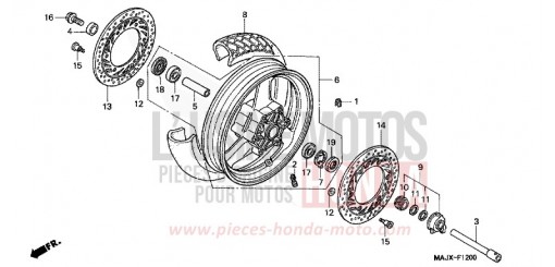 VORDERRAD (ST1100) ST1100Y de 2000